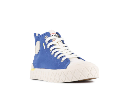 PALLA ACE CHUKKA ORGANIC Palladium RETRO BLUE