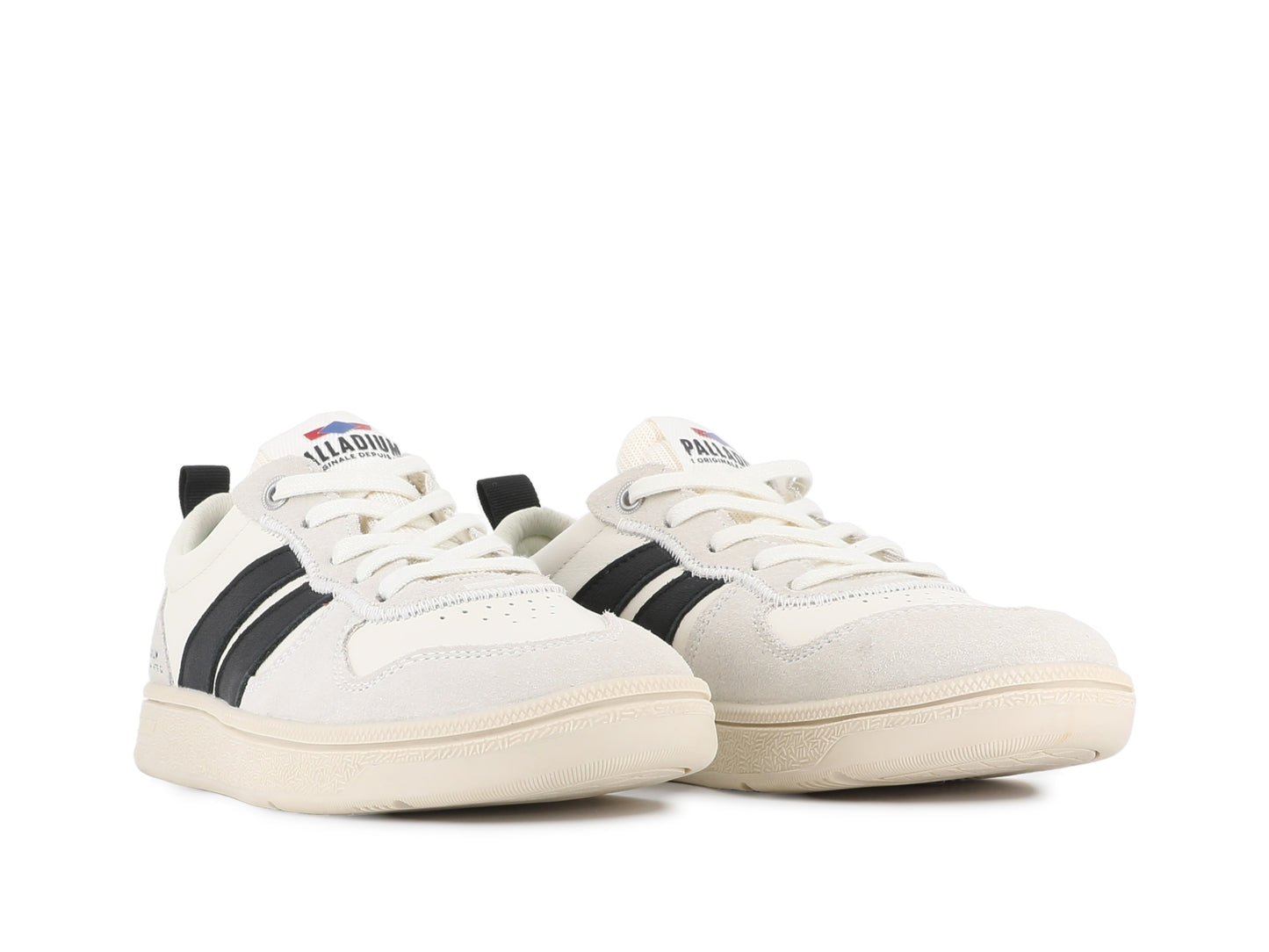 PALLACUP FLAME LTH Palladium CREAM WHITE/BLACK