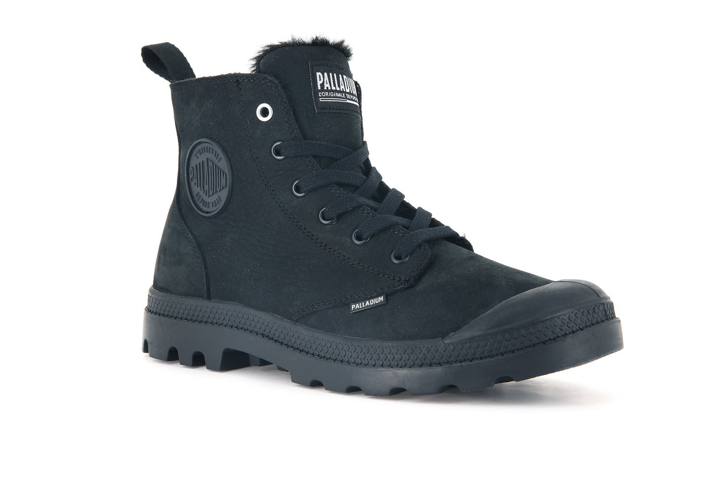 PAMPA HI ZIP WL Palladium ALL BLACK