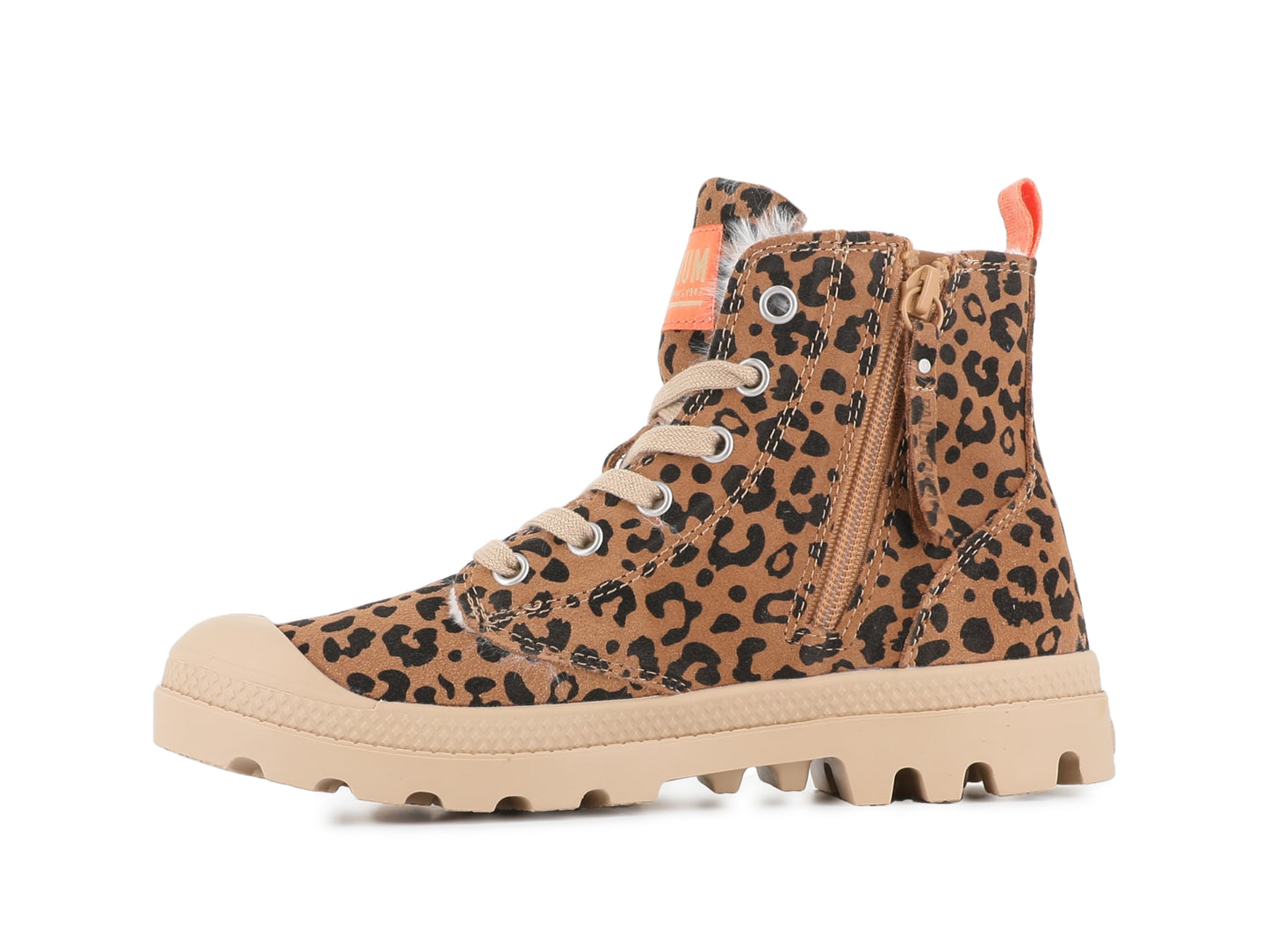 PAMPA HI ZIP WL LEO Palladium DEAR BROWN / BLACK