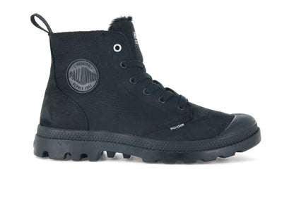 PAMPA HI ZIP WL Palladium ALL BLACK