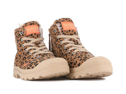 PAMPA HI ZIP WL LEO Palladium DEAR BROWN / BLACK