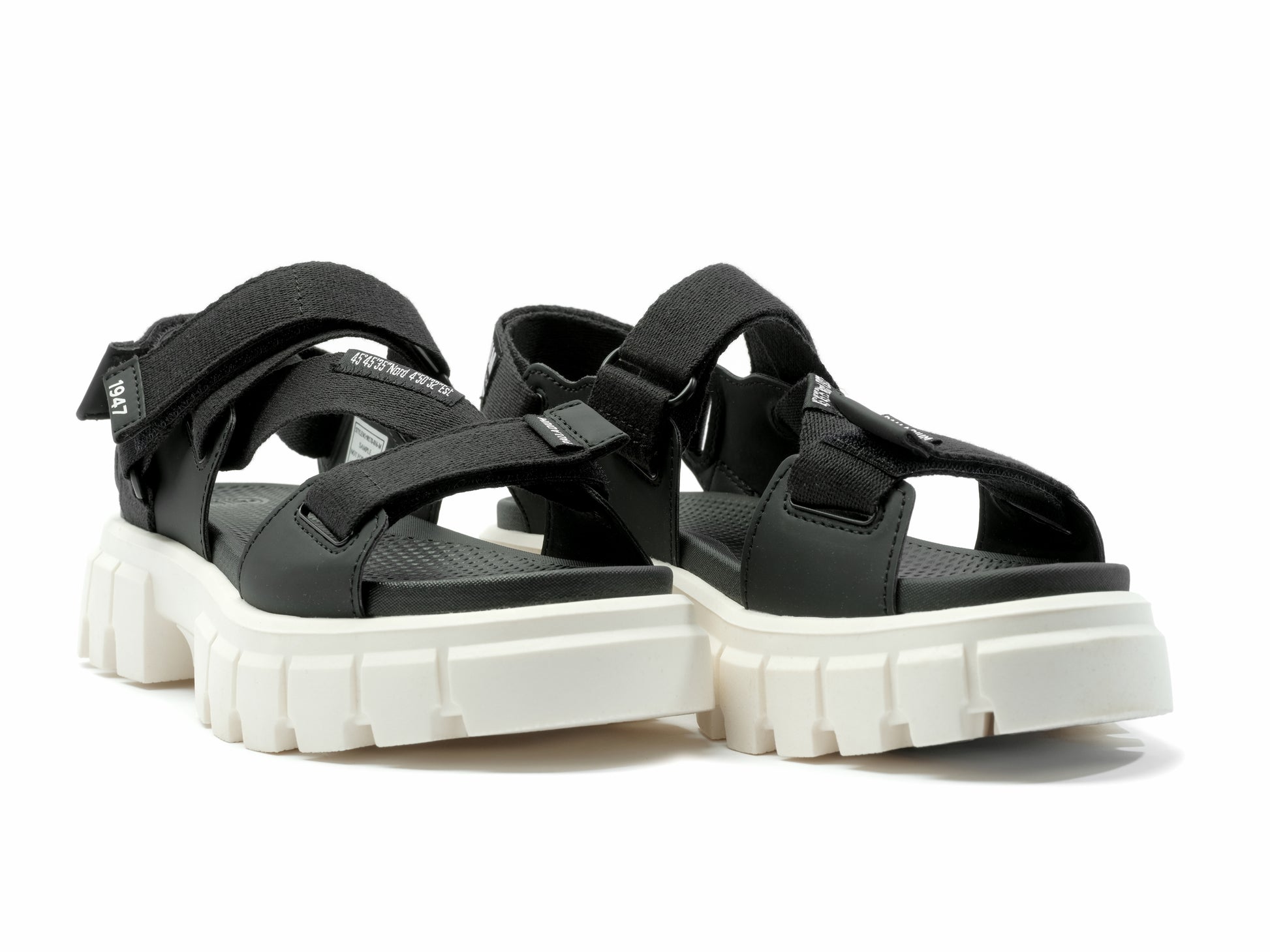 REVOLT SANDAL MONO Palladium BLACK/MARSHMALLOW