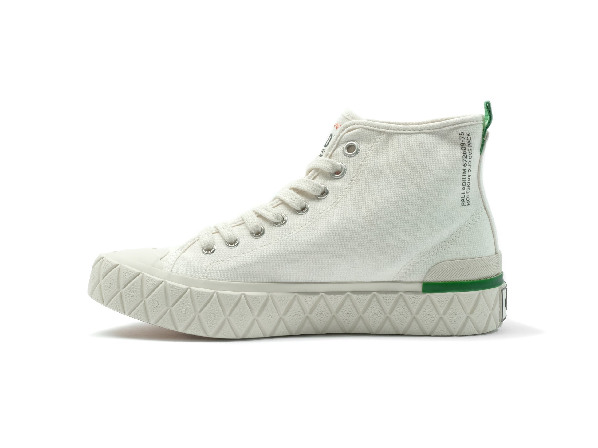 PALLA ACE CHUKKA ORGANIC Palladium CREAM WHITE