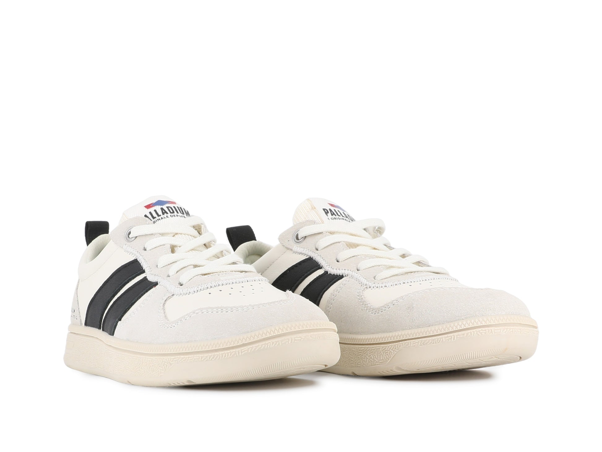 PALLACUP FLAME LTH Palladium CREAM WHITE/BLACK