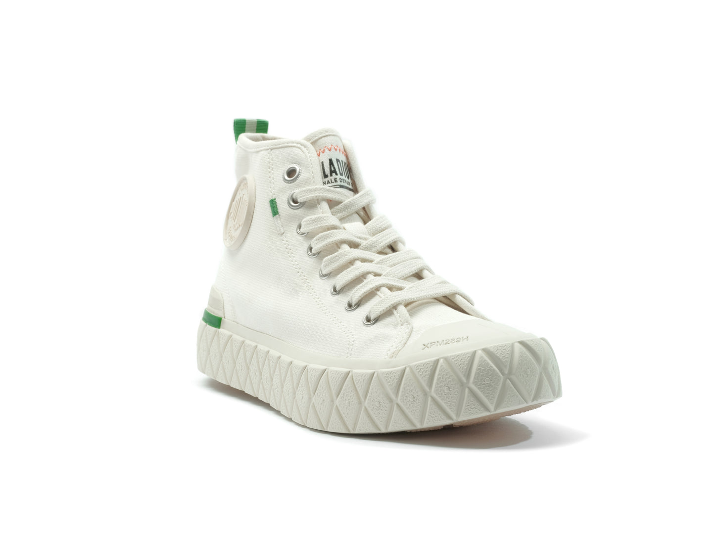 PALLA ACE CHUKKA ORGANIC Palladium CREAM WHITE