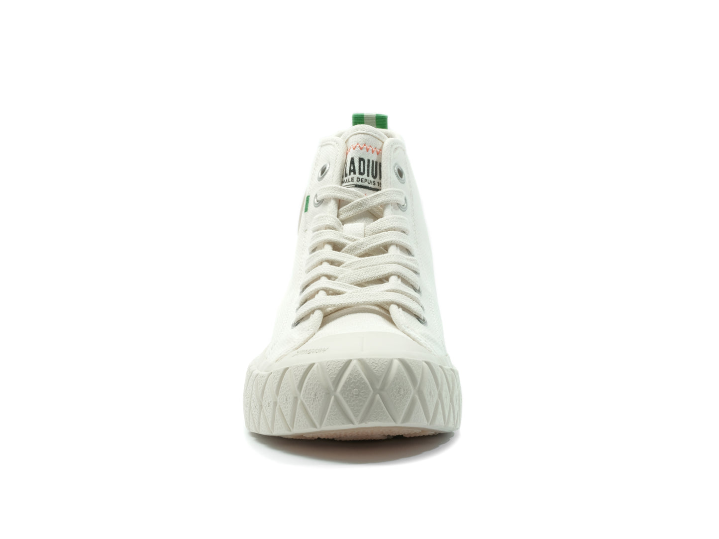 PALLA ACE CHUKKA ORGANIC Palladium CREAM WHITE