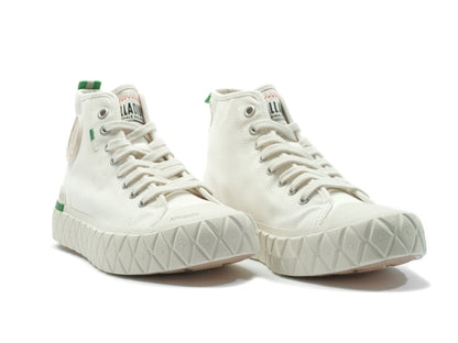 PALLA ACE CHUKKA ORGANIC Palladium CREAM WHITE