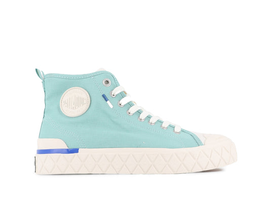 PALLA ACE CHUKKA ORGANIC Palladium SEA GREEN