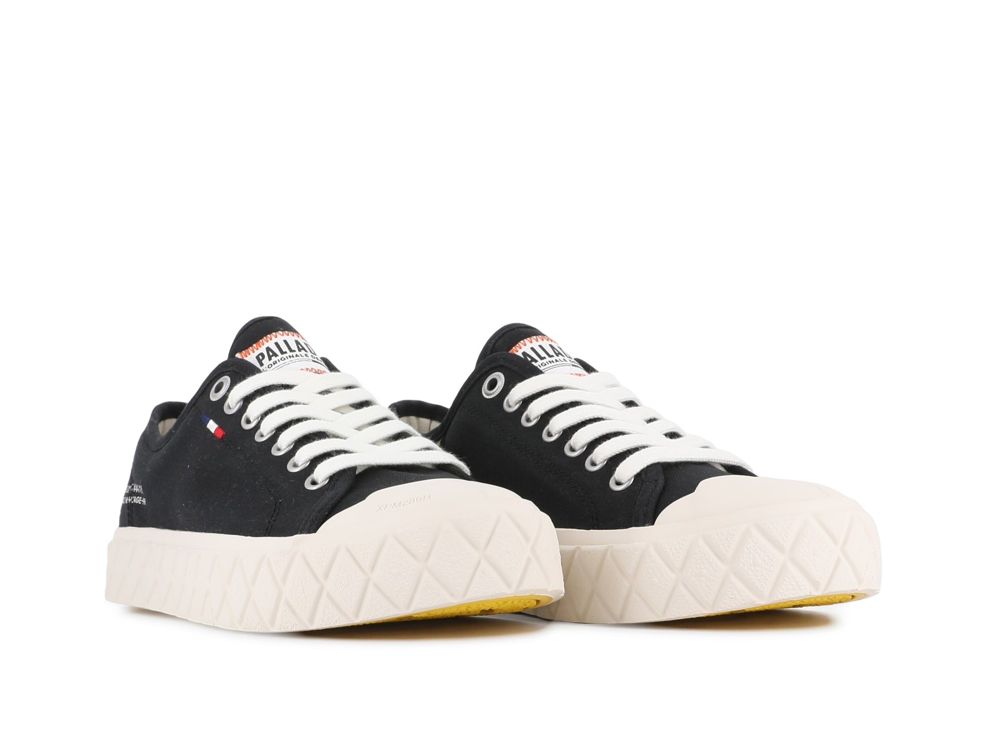 PALLA ACE CVS ORG Palladium BLACK / WHITE CAP GRAY