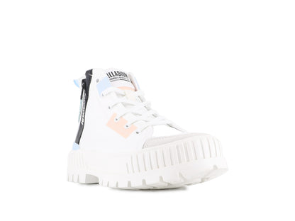 PALLASHOCK BACKZIP 2 Palladium STAR WHITE