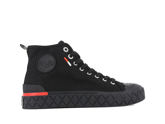PALLA ACE CHUKKA ORGANIC Palladium BLACK/BLACK