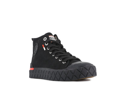 PALLA ACE CHUKKA ORGANIC Palladium BLACK/BLACK