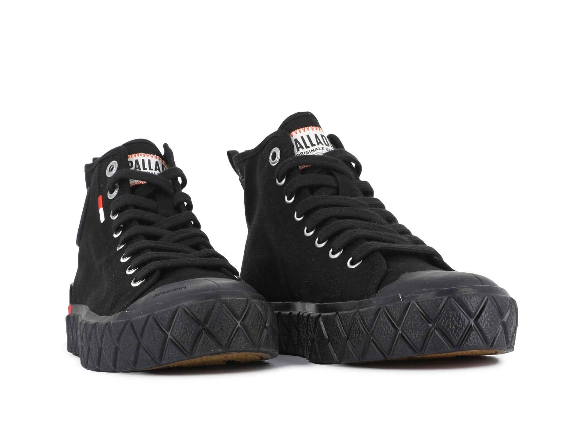 PALLA ACE CHUKKA ORGANIC Palladium BLACK/BLACK