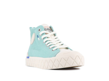 PALLA ACE CHUKKA ORGANIC Palladium SEA GREEN