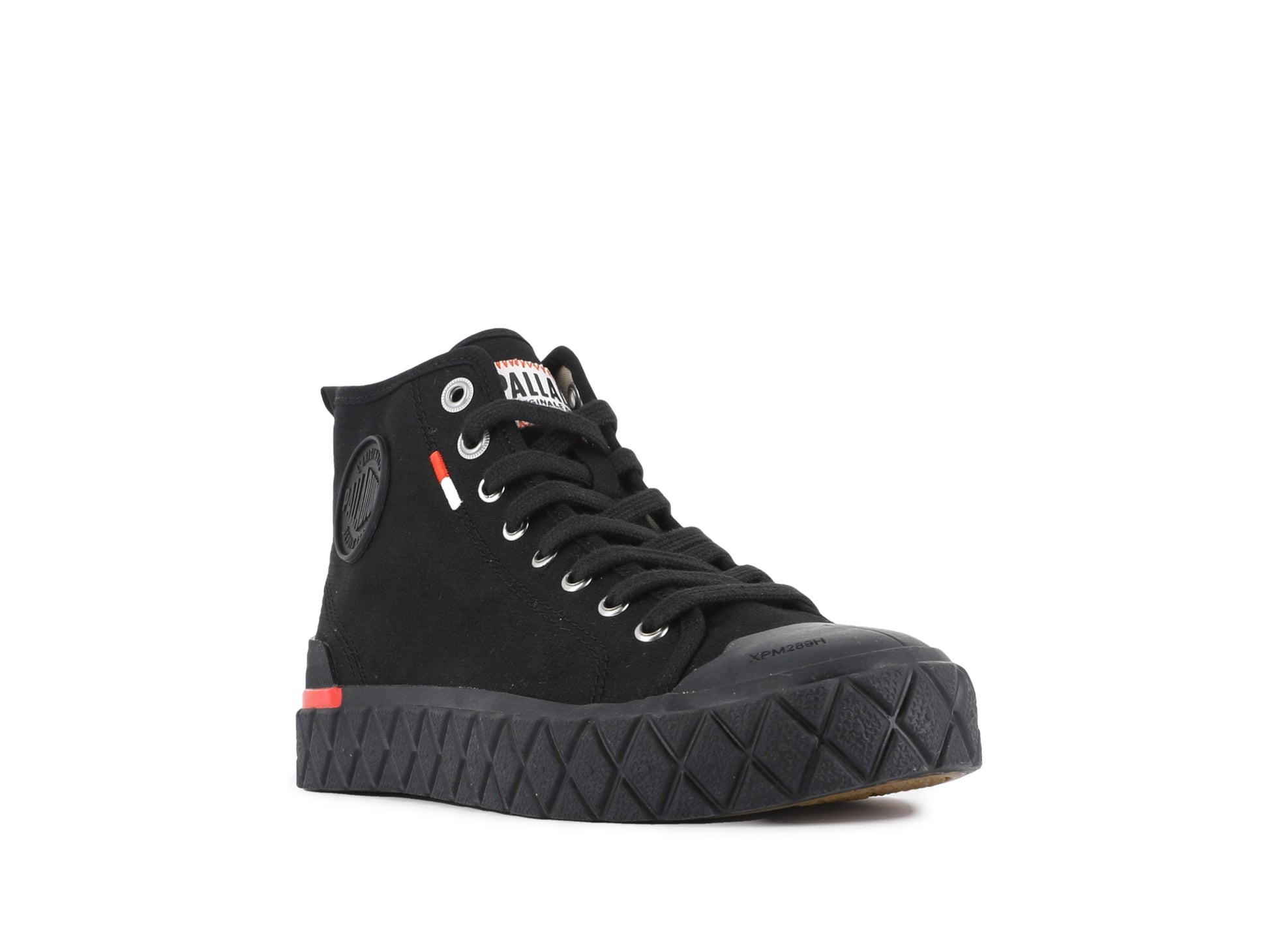 PALLA ACE CHUKKA ORGANIC Palladium BLACK/BLACK