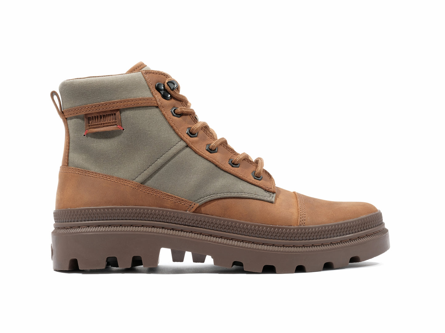 PALLATROOPER ROUGH Palladium OLIVE NIGHT/HONEY