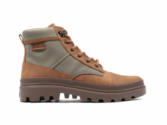 PALLATROOPER ROUGH Palladium OLIVE NIGHT/HONEY