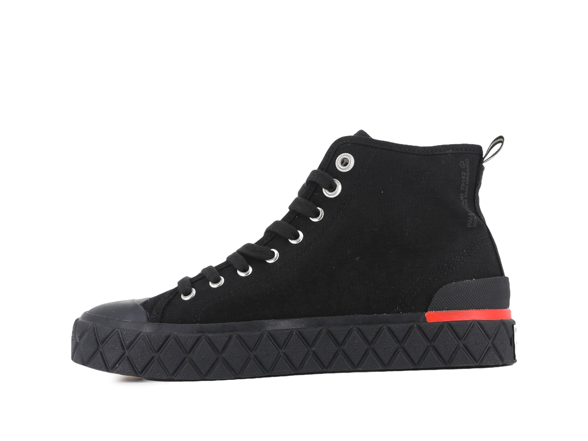 PALLA ACE CHUKKA ORGANIC Palladium BLACK/BLACK