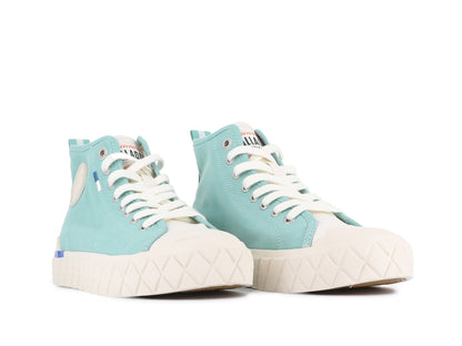 PALLA ACE CHUKKA ORGANIC Palladium SEA GREEN