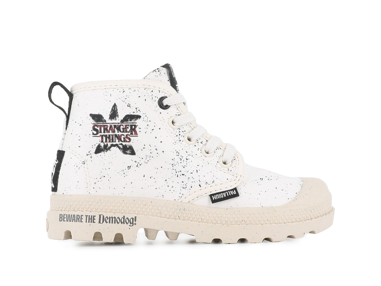 PAMPA DEMODOG KID Palladium CREAM WHITE