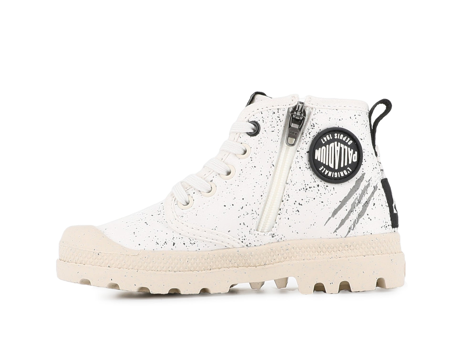 PAMPA DEMODOG KID Palladium CREAM WHITE