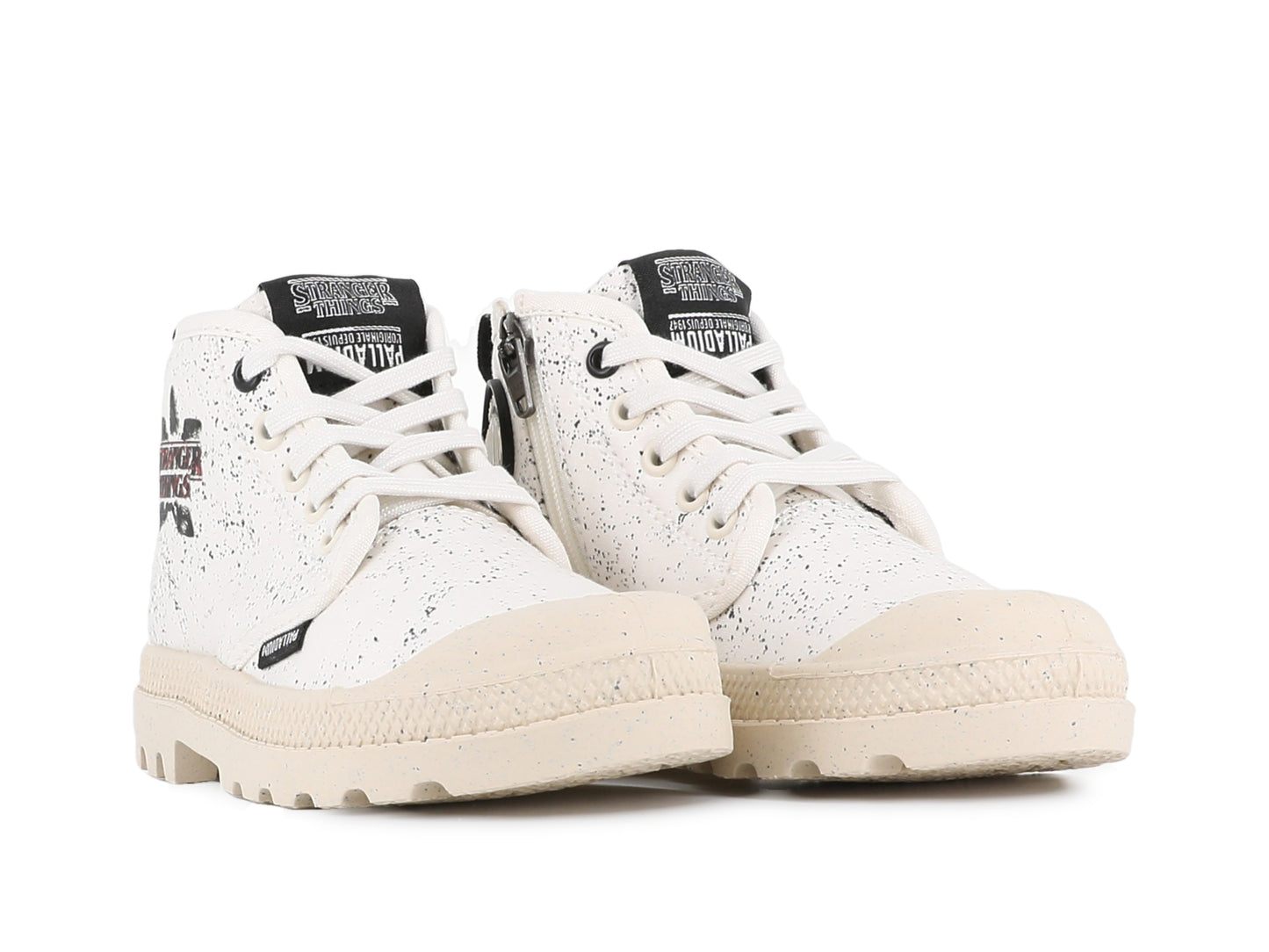 PAMPA DEMODOG KID Palladium CREAM WHITE