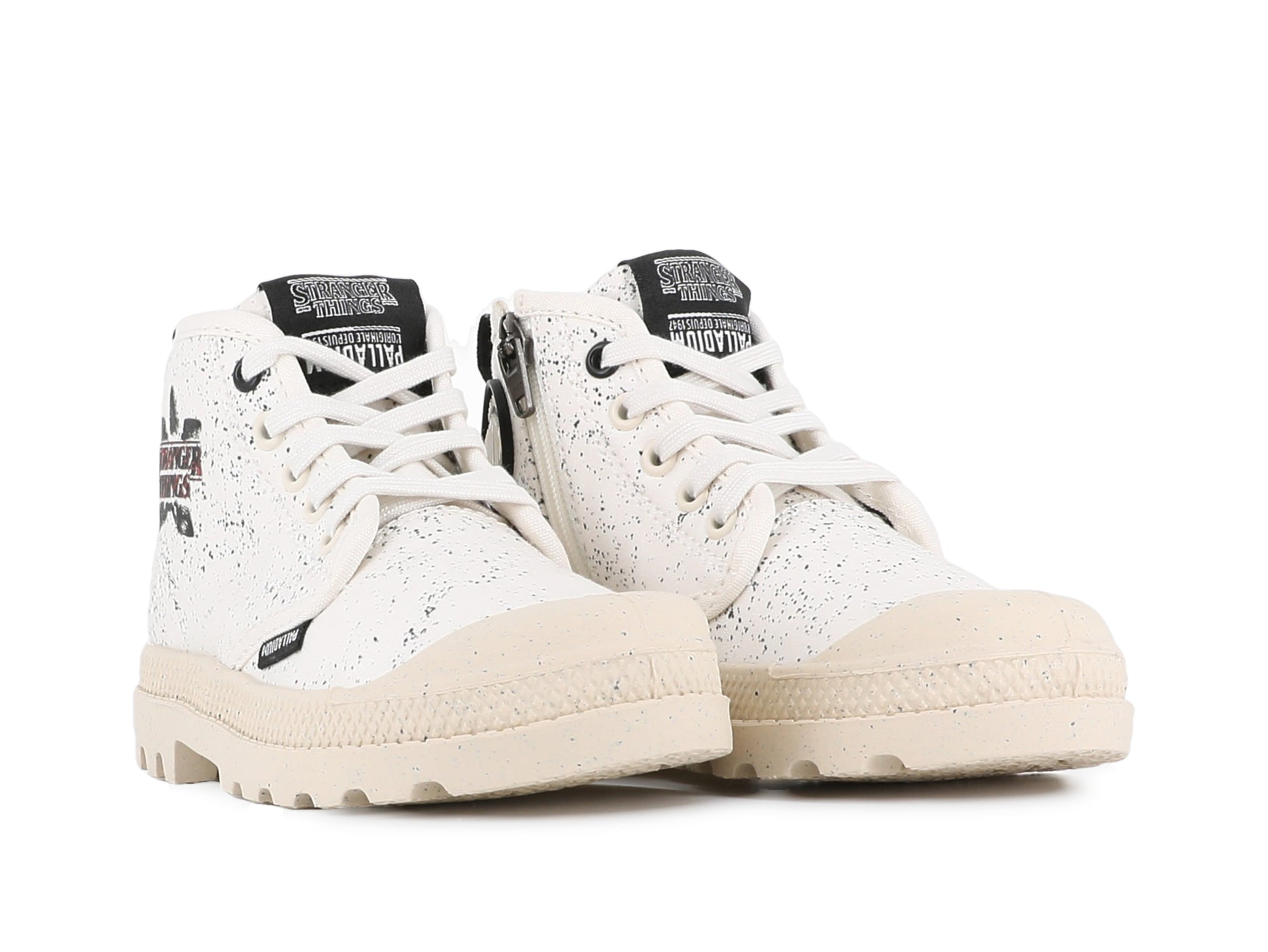 PAMPA DEMODOG KID Palladium CREAM WHITE
